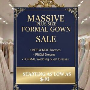 Formal Gown Sale - Plus Size